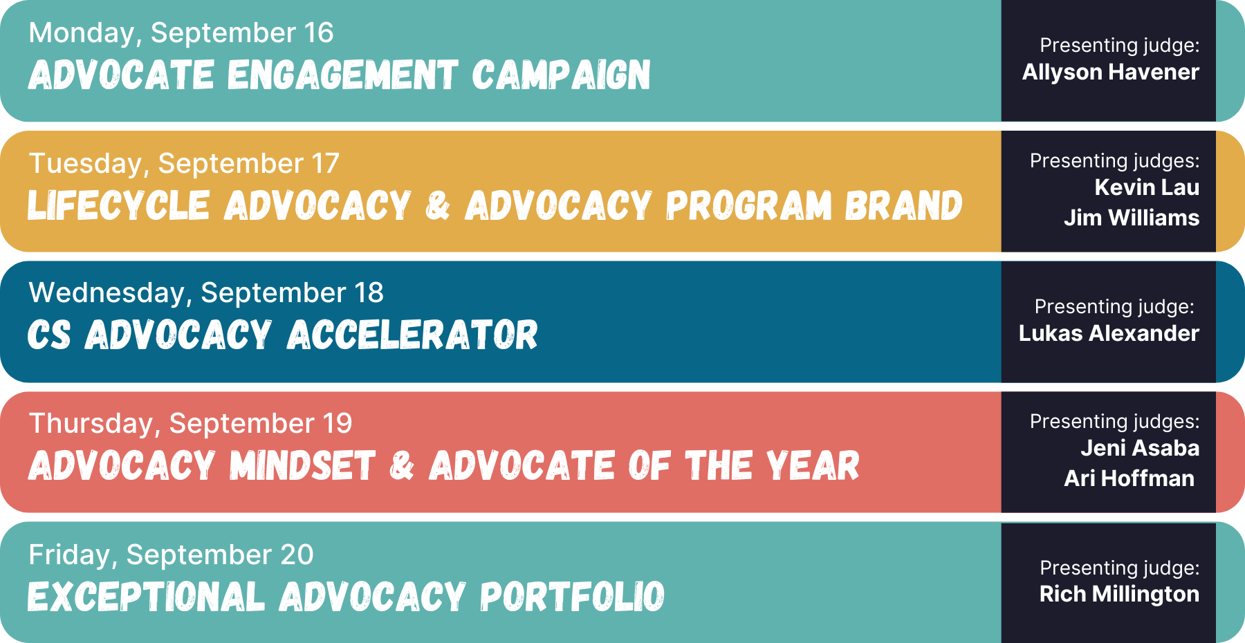 CAP Awards Week 2024 Schedule  1800 x 930